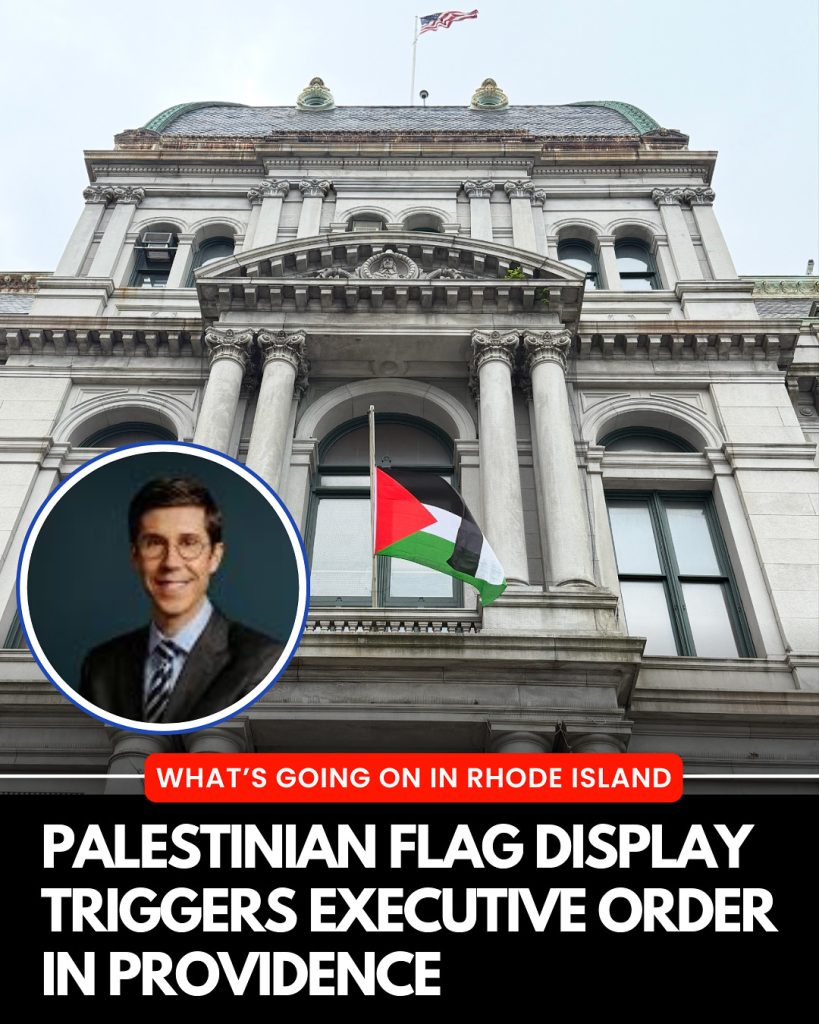 Palestinian flag display