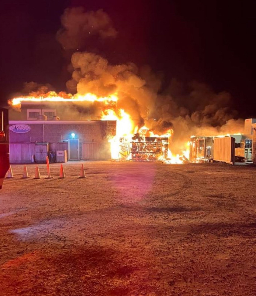 Matunuck Oyster Bar caught fire