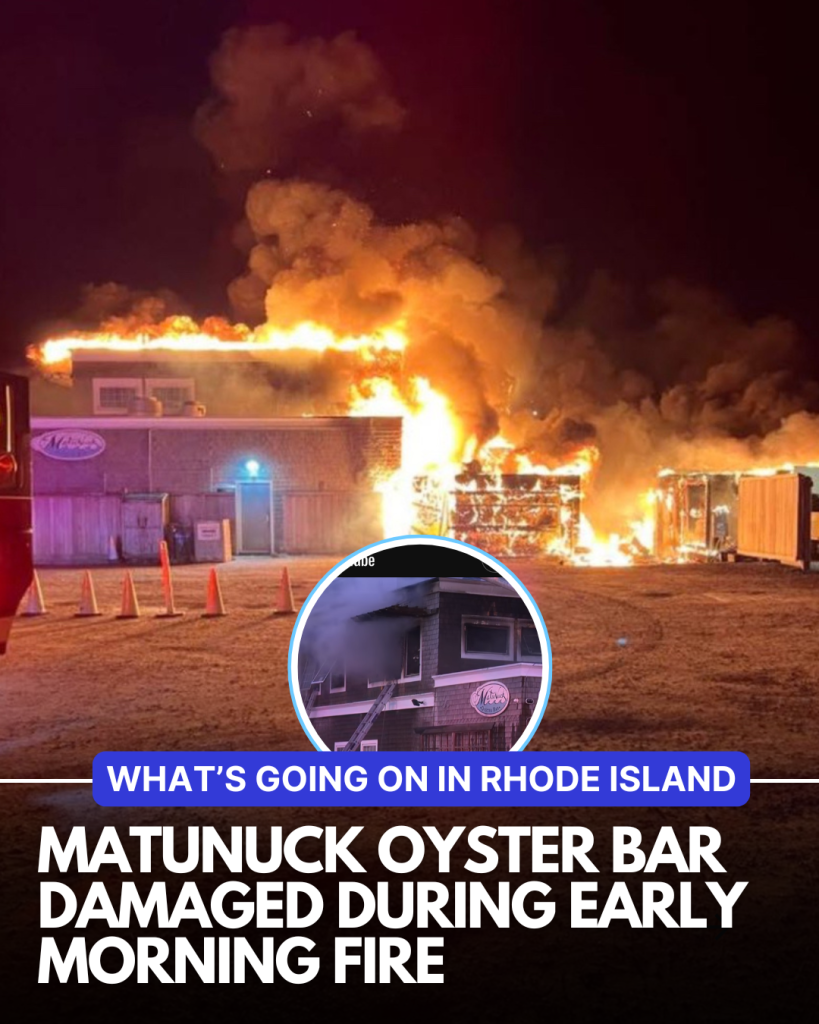 Matunuck Oyster Bar caught fire