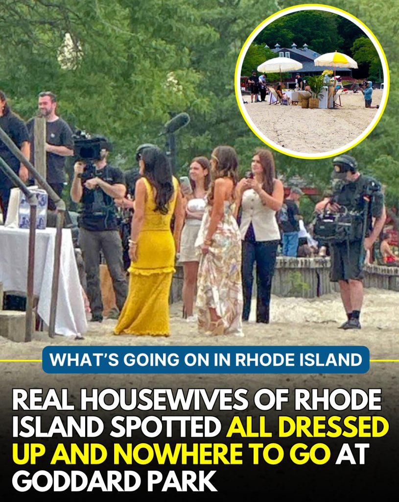 The Real Housewives of Rhode Island were spotted filming at Goddard Park in Warwick, turning heads as cast members showed up all dressed up with nowhere to go. See the behind-the-scenes photos from the beach shoot.