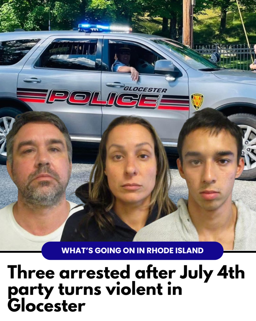 Three arrested after July 4th party