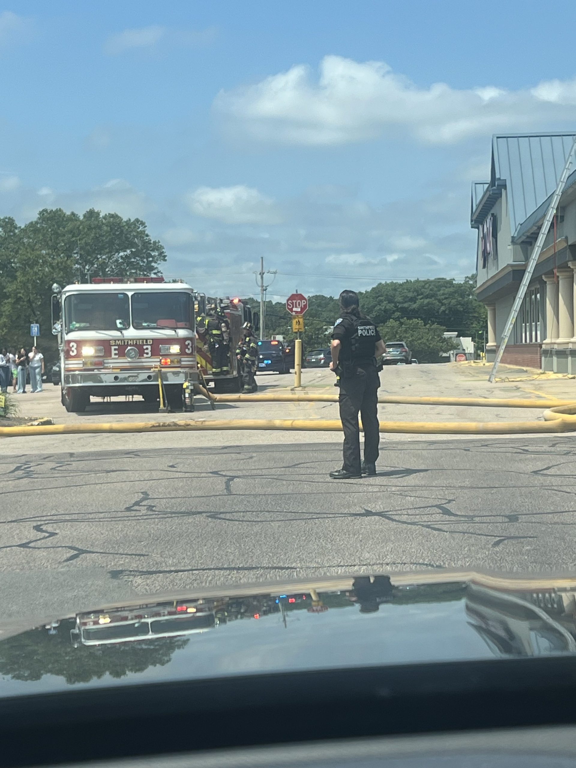 fire at Apple Valley Mall
