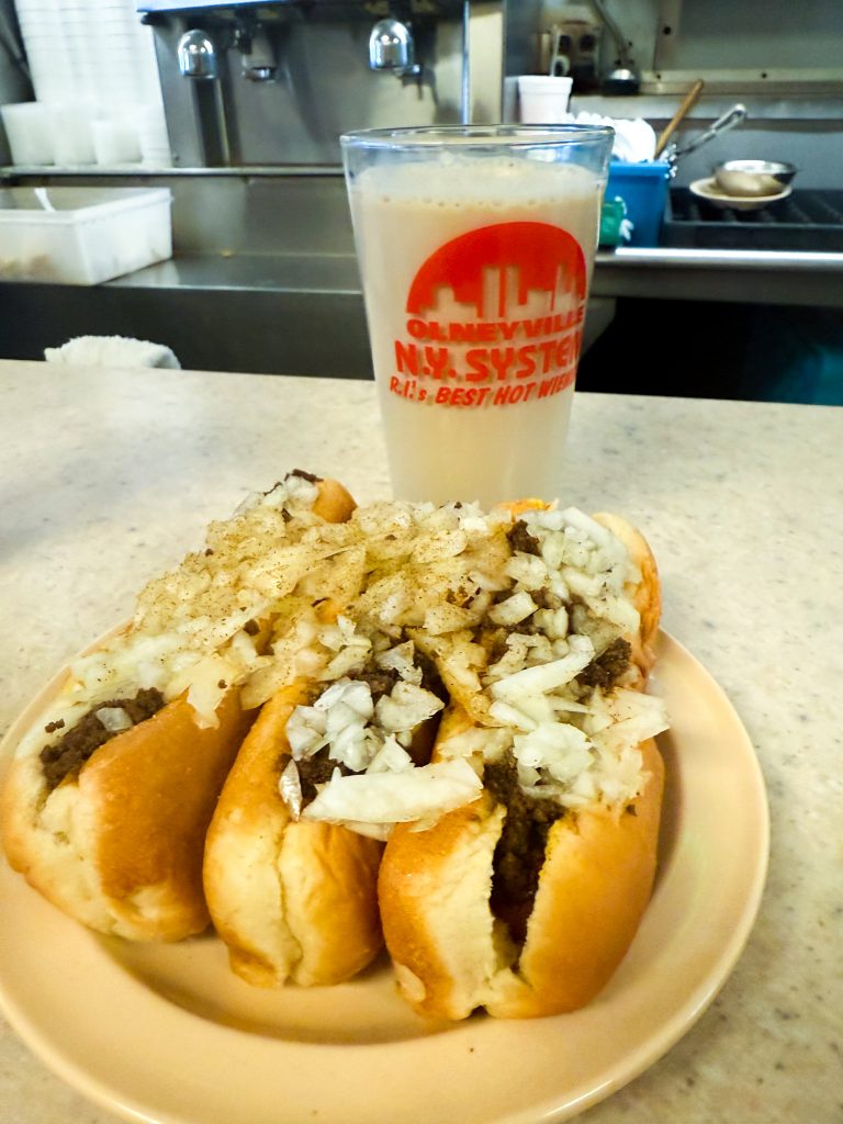 Olneyville N.Y. System, Cranston, Rhode Island hot weiners wieners