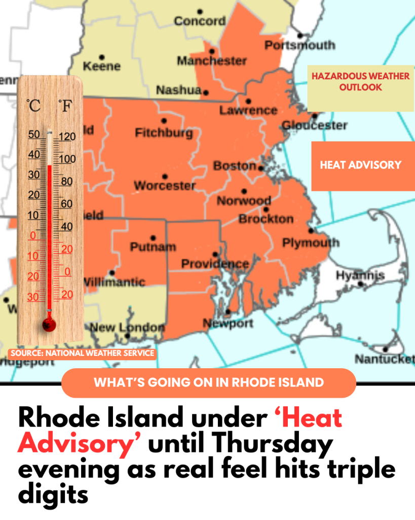 Heat Advisory issued for southern New England