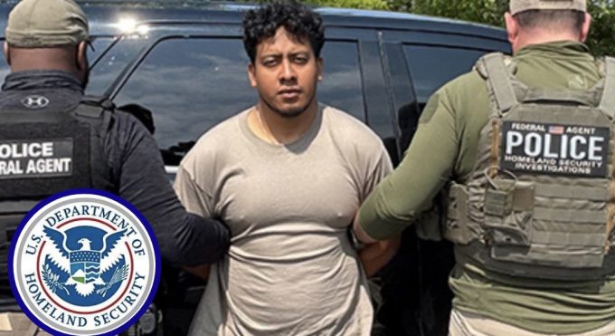 immigration agents have arrested a suspected child predator
