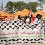 pro-Palestine rally at DePasquale Square