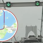 Newport Bridge accident traffic