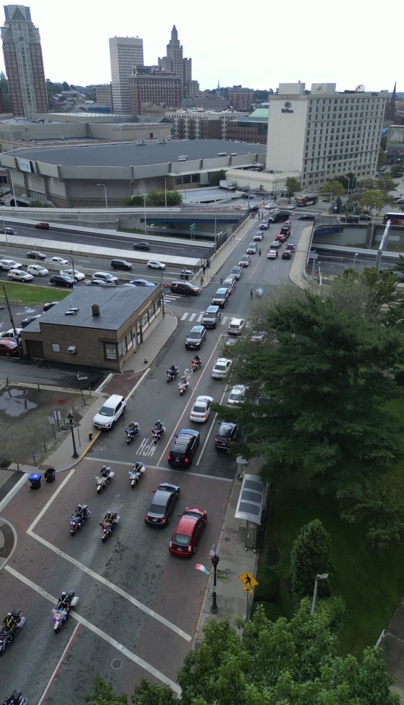 Judge Caprio’s funeral procession