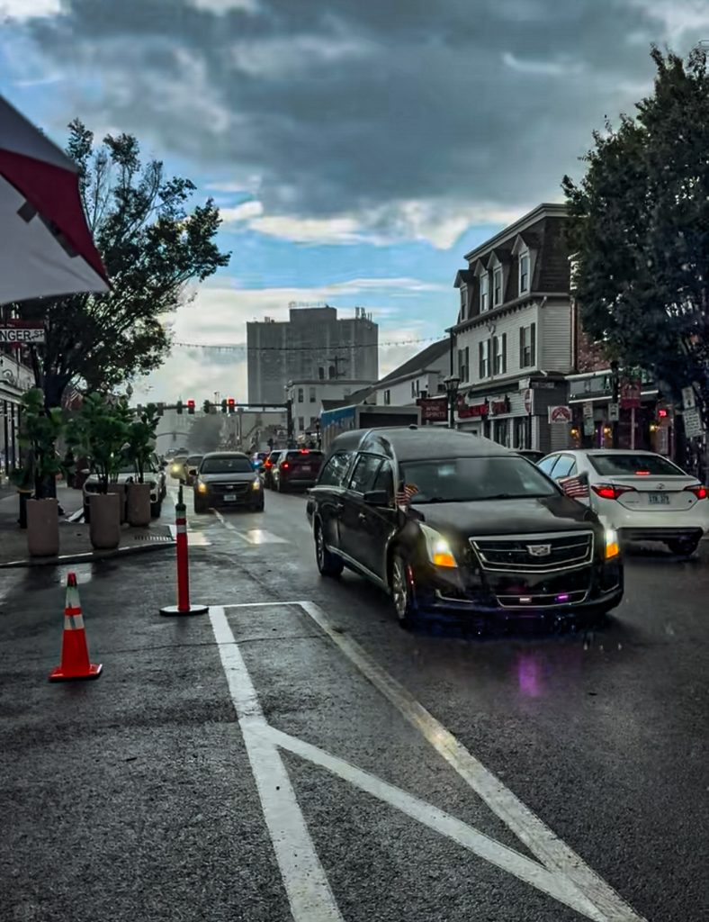 Judge Caprio’s funeral procession