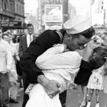 Victory Day kiss photograph