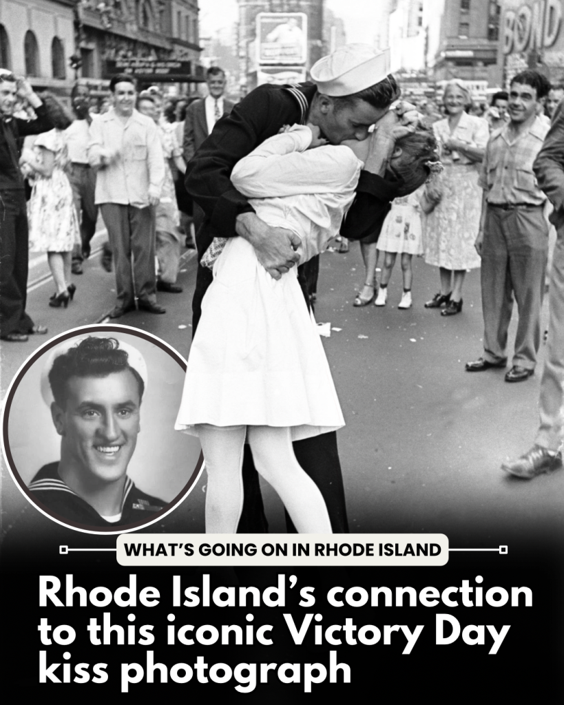Victory Day kiss photograph