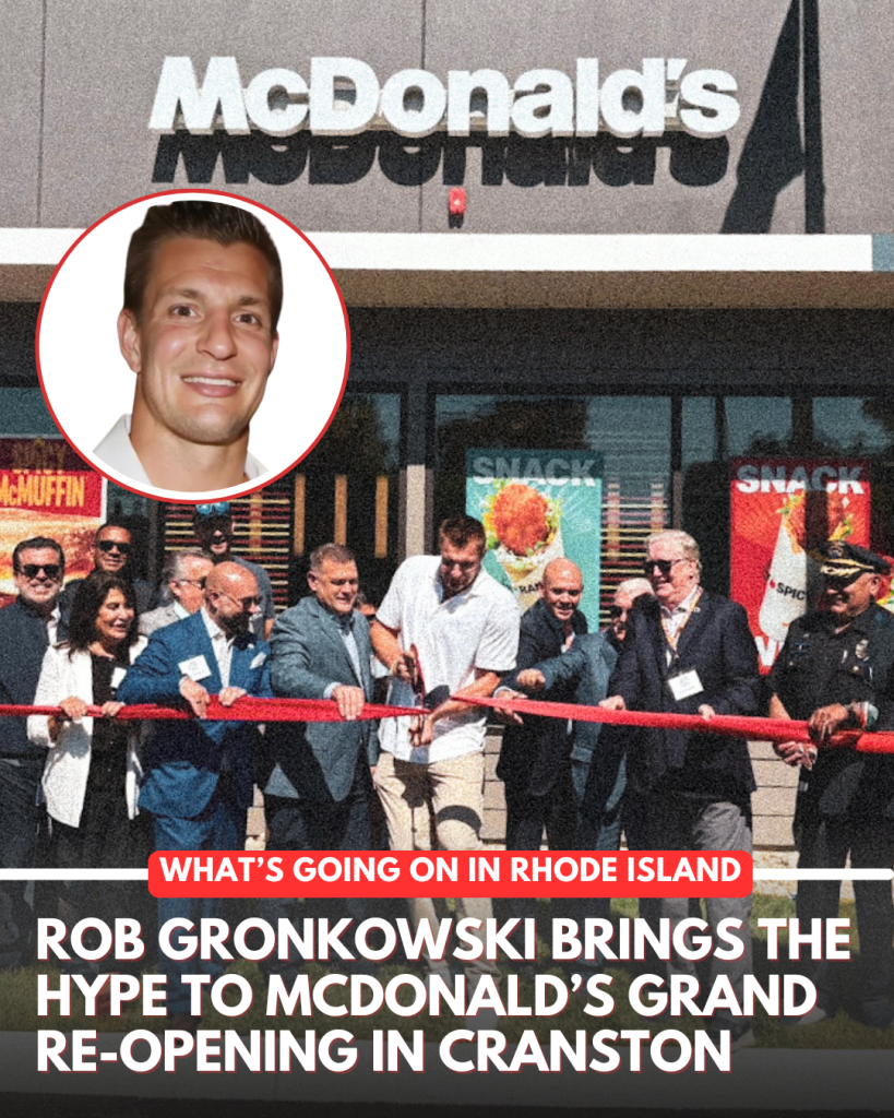 Rob Gronkowski McDonald's in Cranston