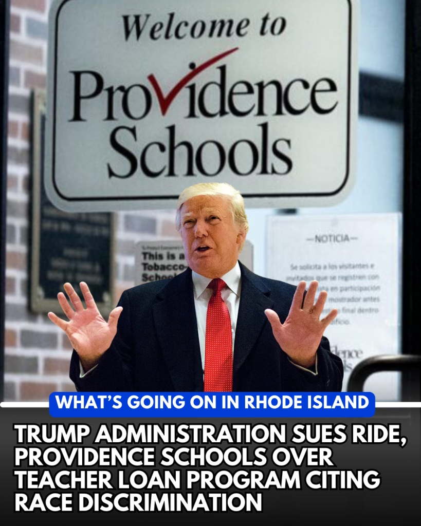 Trump sues Rhode Island teacher loan program