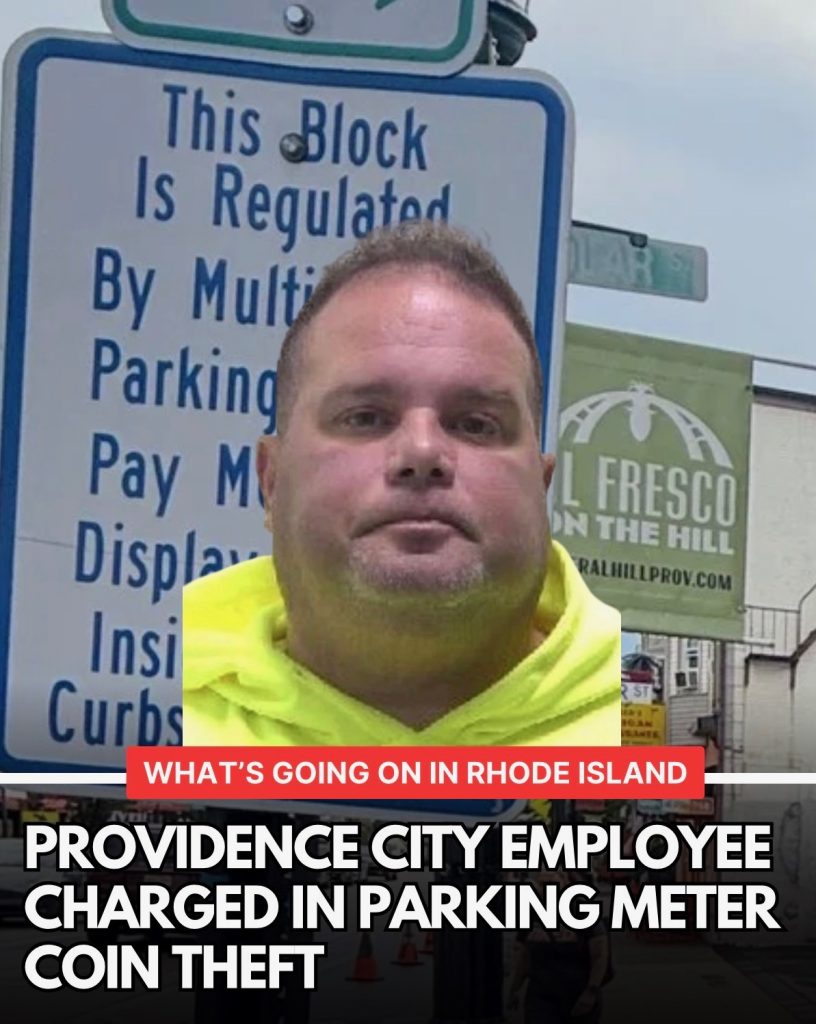 Providence city employee charged in parking meter theft. Kristopher Stetson.