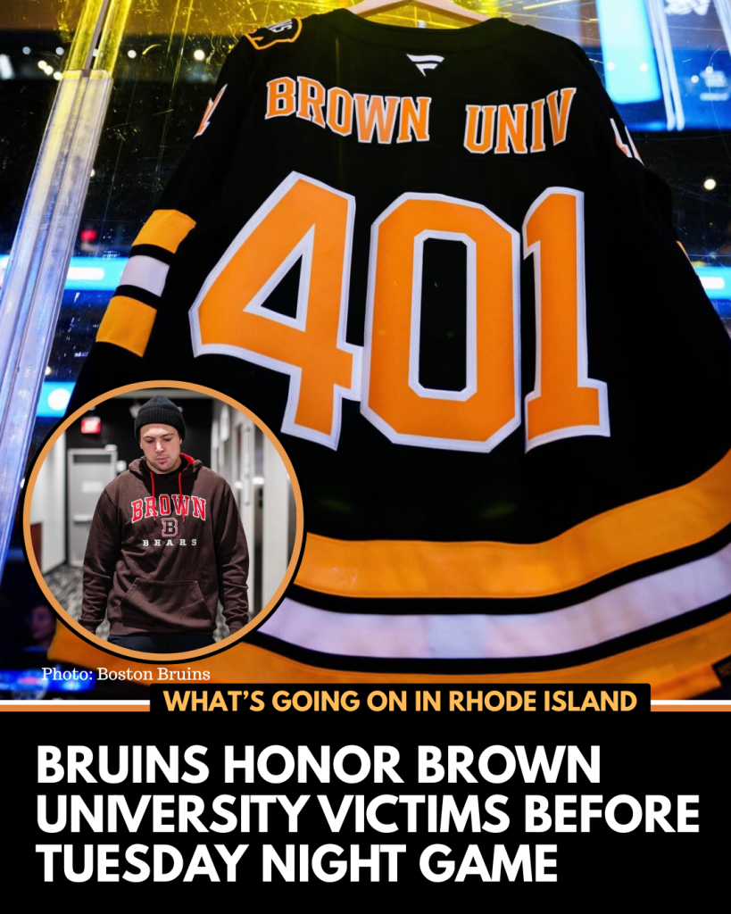 Boston Bruins honor Brown University victims