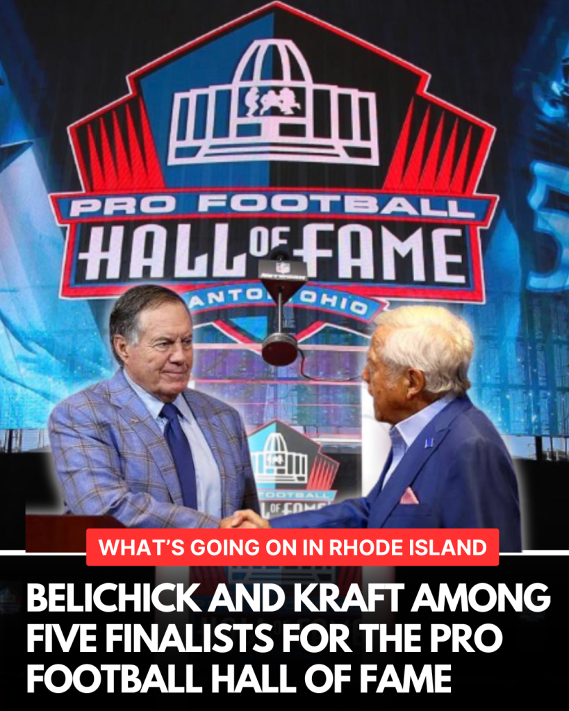 2026 Pro Football Hall of Fame finalists. Bill Belichick and Robert Kraft