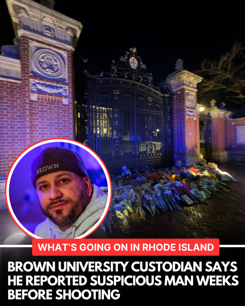 Brown University custodian reported suspicious man. Derek Lisi.