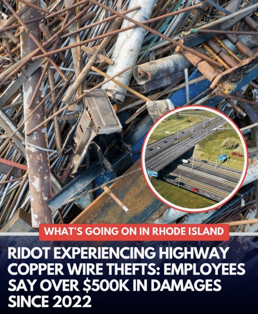 Highway copper wire theft