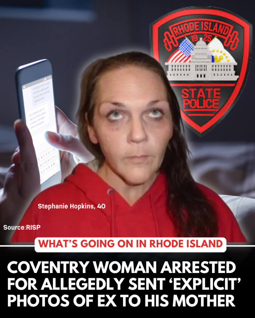 Coventry woman sends explicit images to ex's mom. Stephanie Hopkins