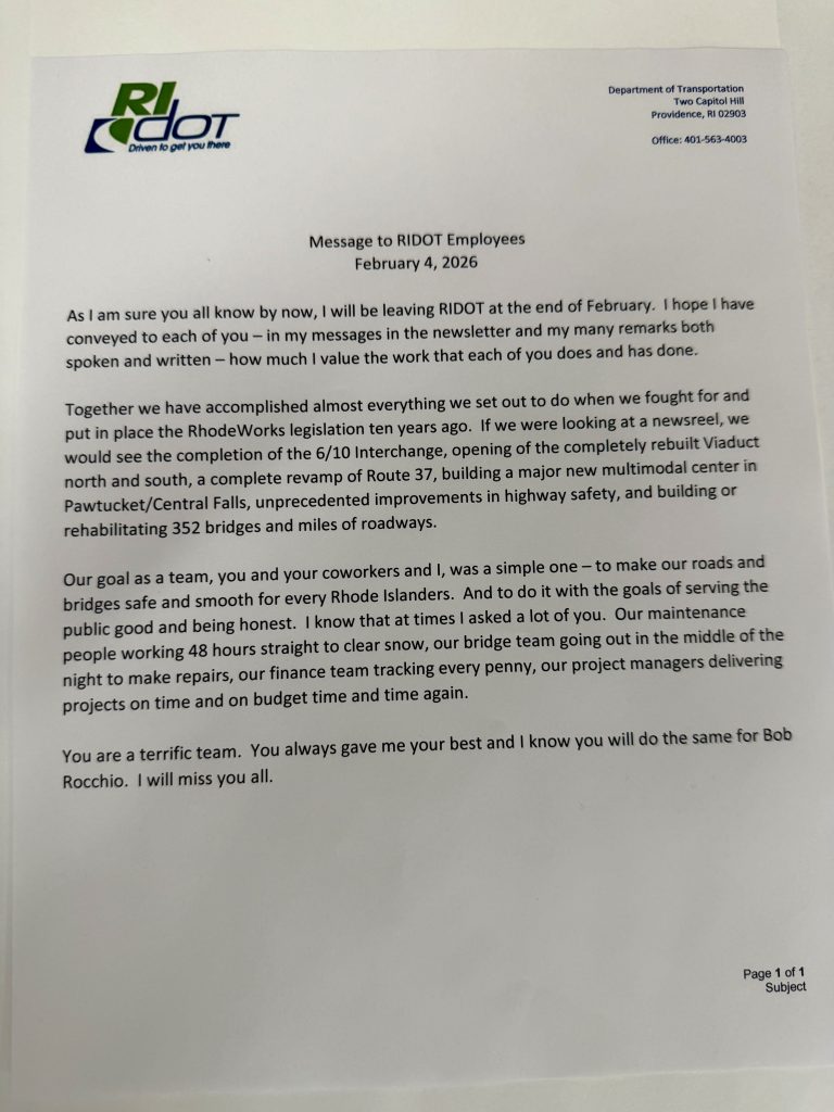 Alviti's open letter to Rhode Islanders