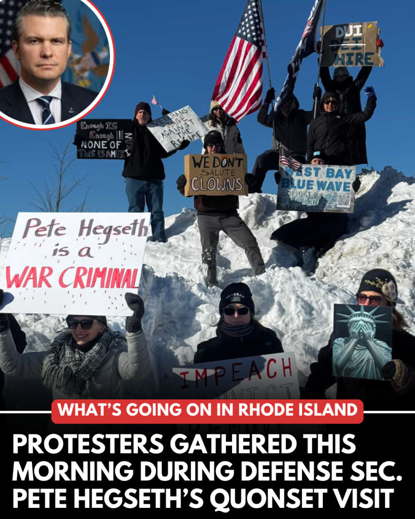 Hegseth visits Quonset