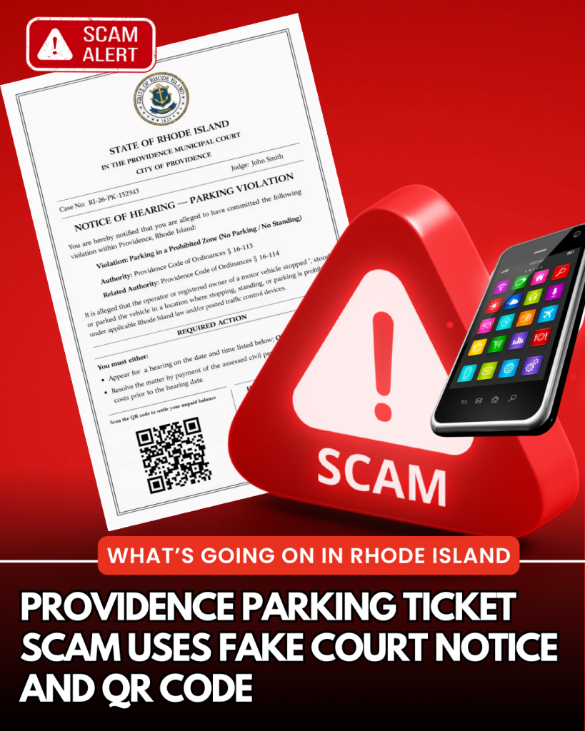 Providence parking ticket texts