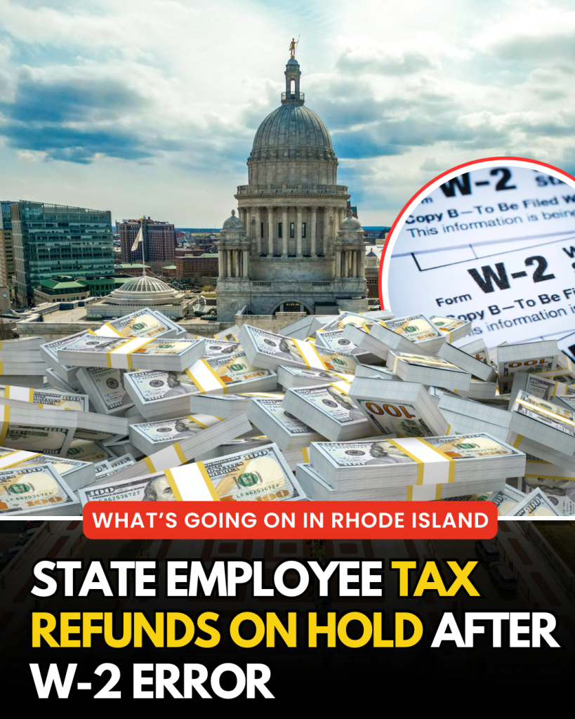 RI state employee tax refunds