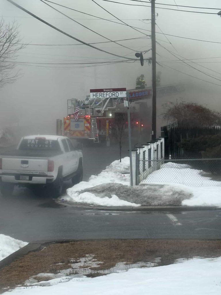 Fire at Bradley Cafe
