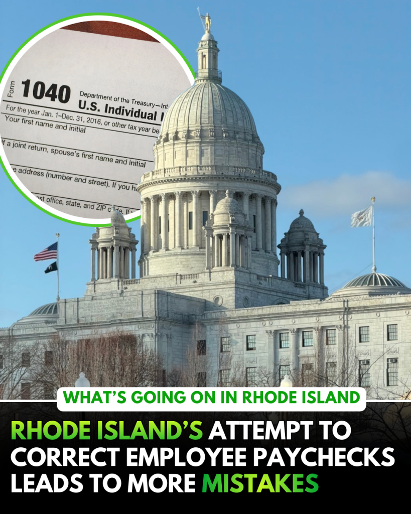 RI state employee payroll errors
