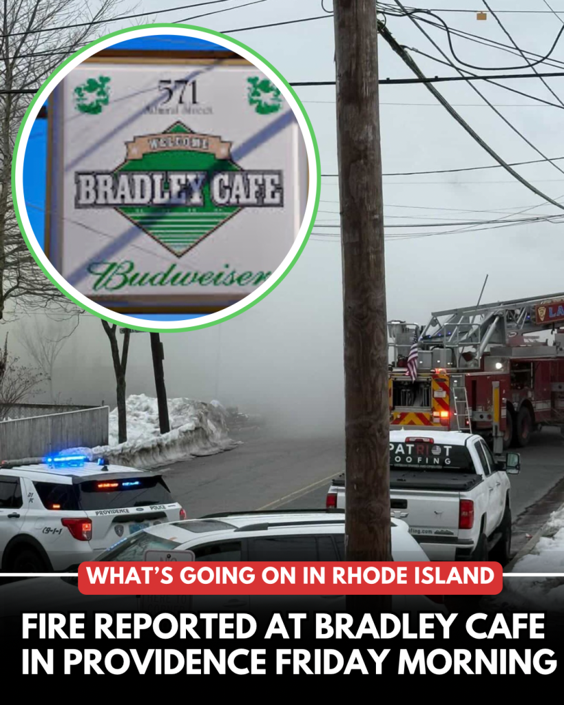 Fire at Bradley Cafe