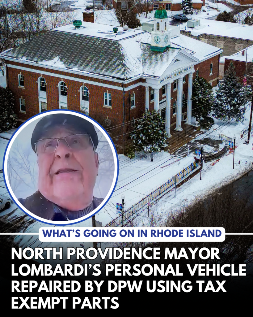 north providence mayor vehicle repaired by DPW