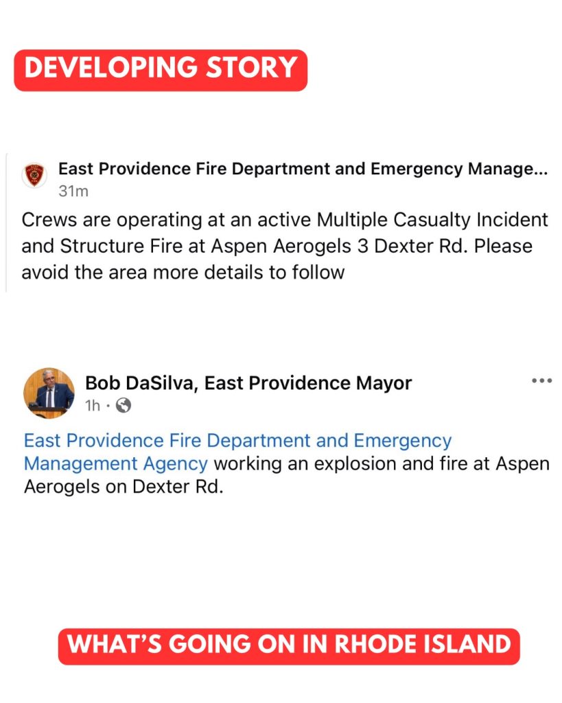 Aspen Aerogels explosion East Providence