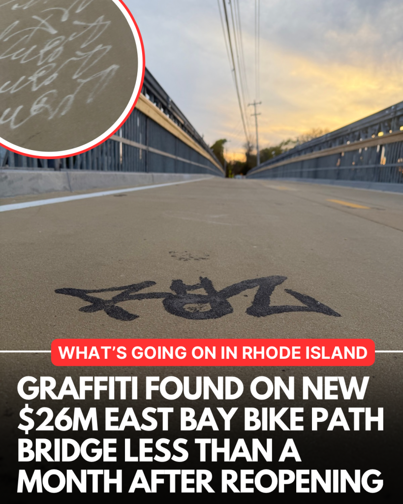 East Bay Bike Path bridge graffiti
