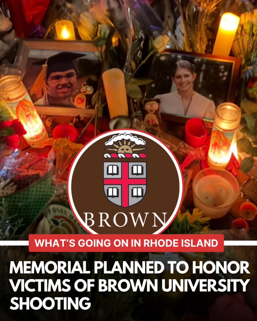 Brown university shooting victim memorial