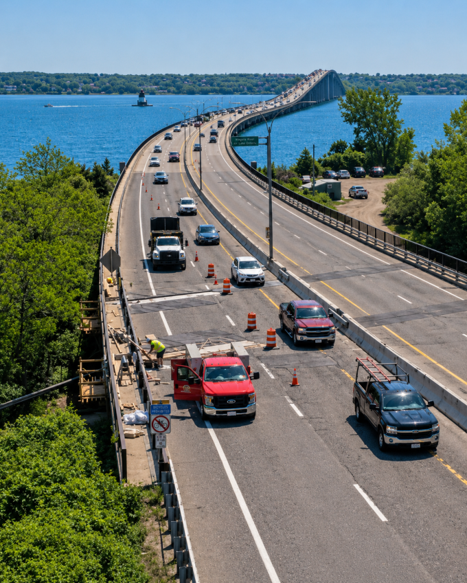 joint repairs Jamestown Bridge