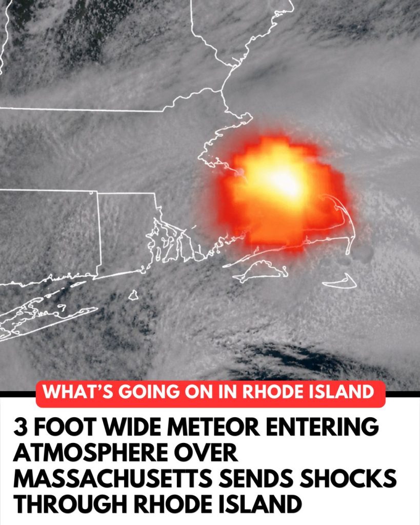 meteor explosion new england